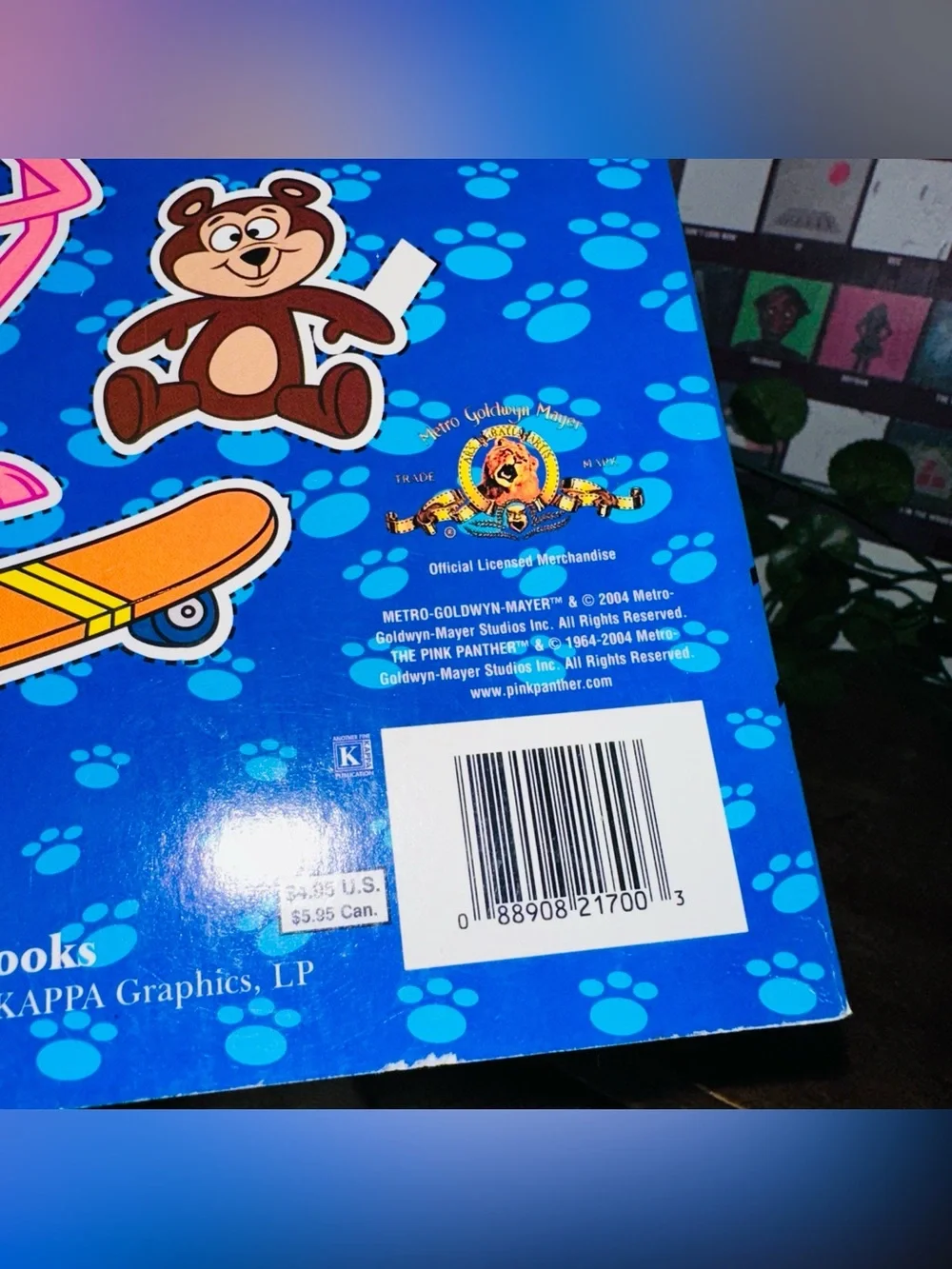 Vintage Pink Panther Kappa 2000’s Coloring and Activity Book NEW